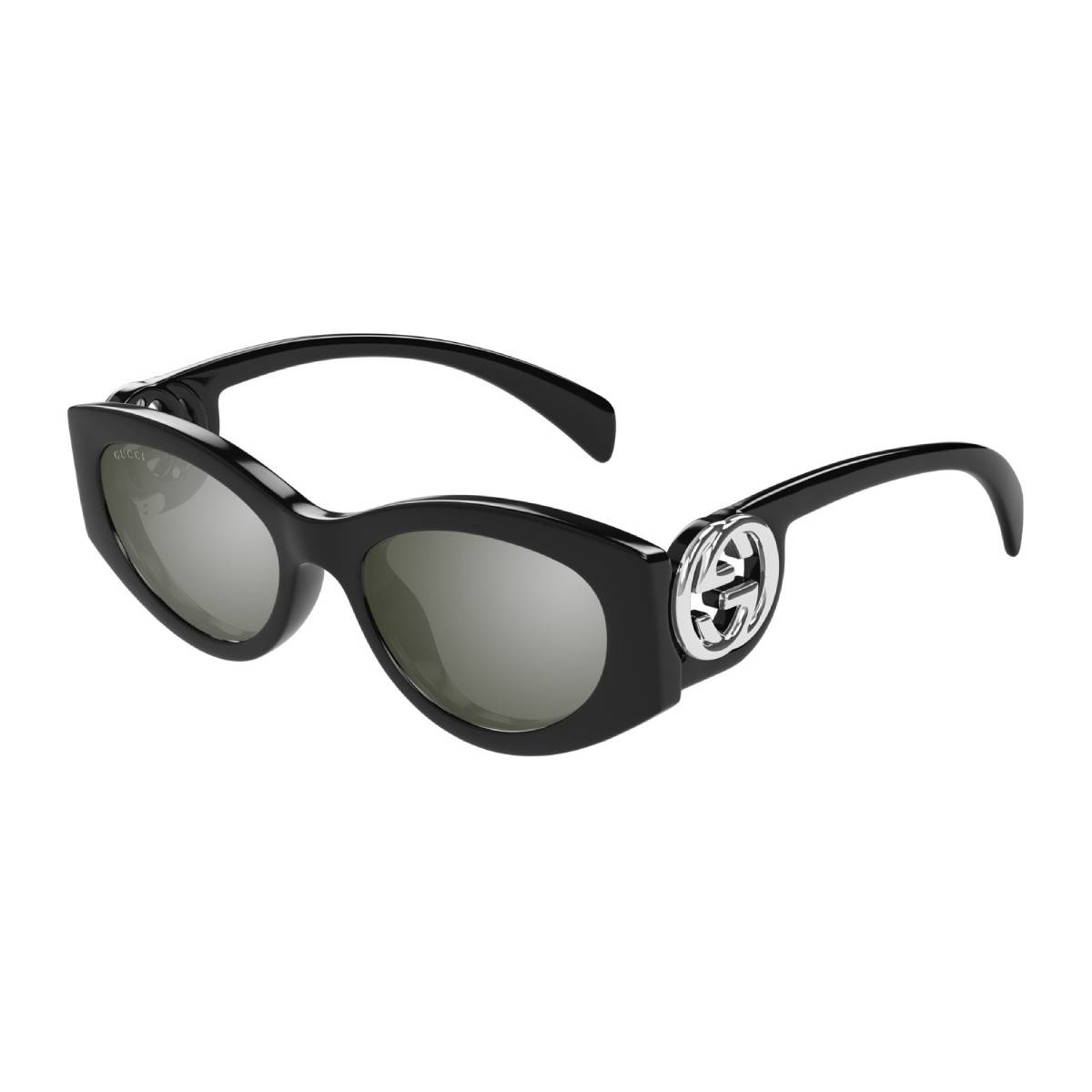 Gucci GG1691S 001 Women's Oval Gradient Sunglasses