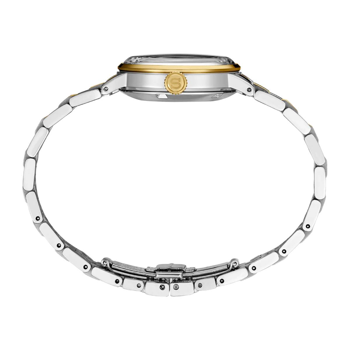 Seiko Presage Women's 30.3mm Two-Tone Bracelet Watch - Champagne Dial