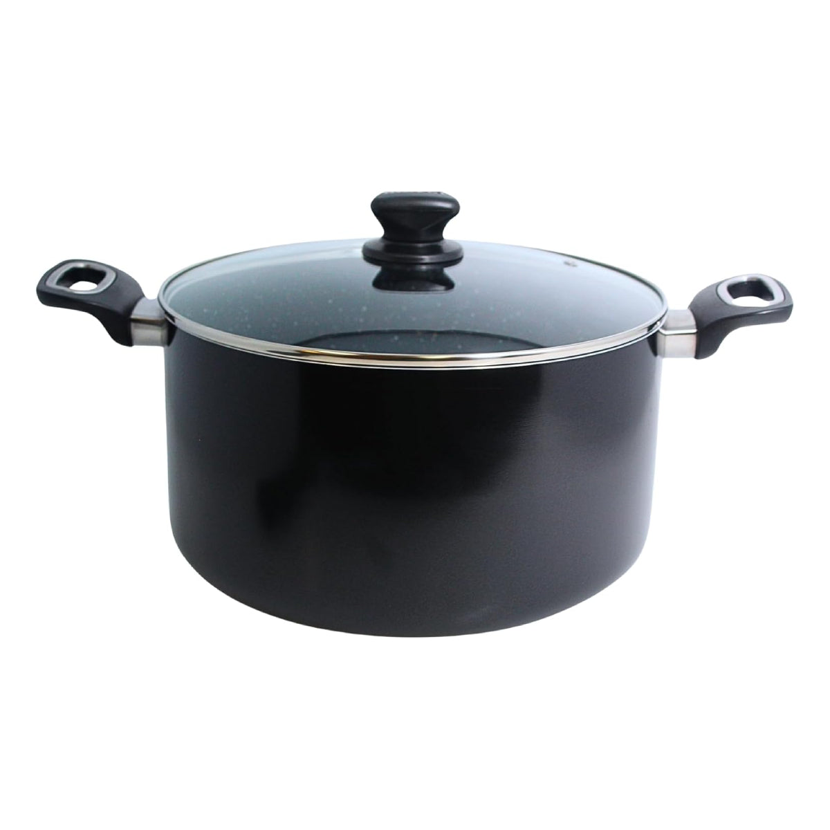 Imusa GAU/24038 10 qt Bistro Nonstick Duch Oven with Glass Lid - Black