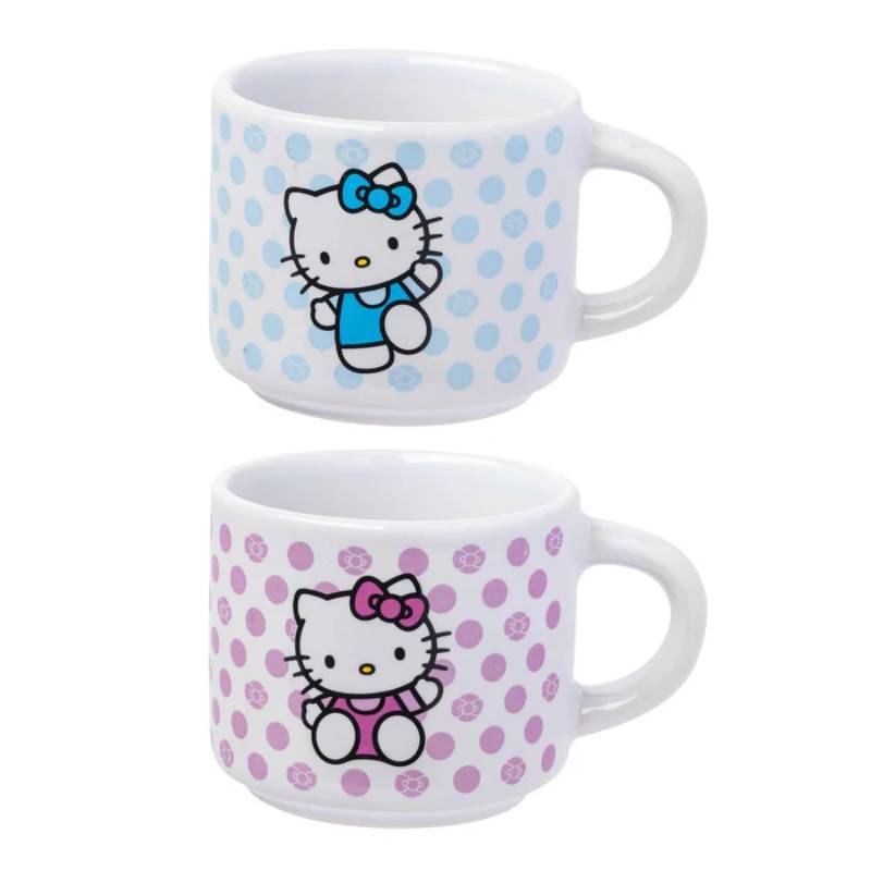 Sanrio Hello Kitty Polka Dots Stackable Mug (Set of 4)
