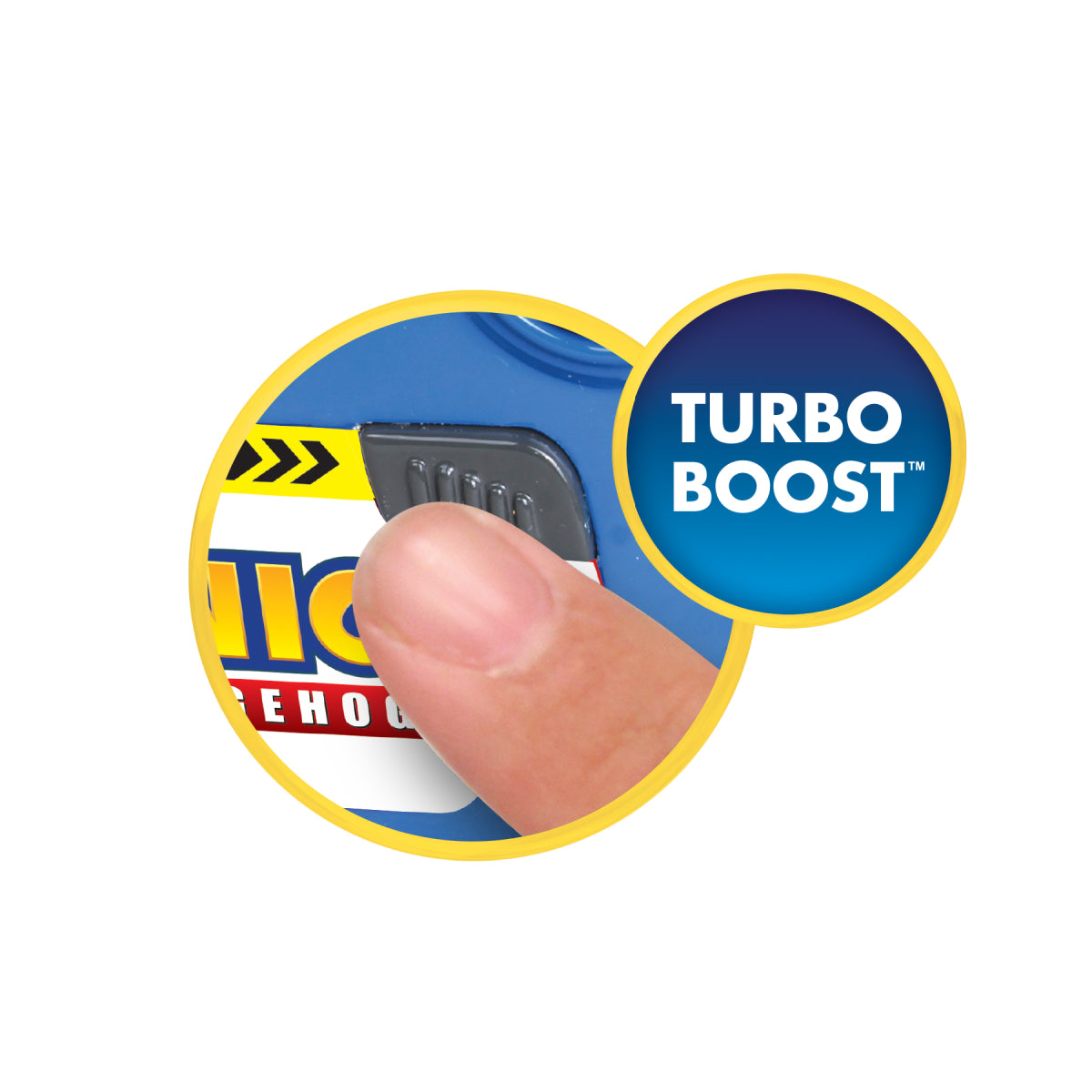 NKOK Sonic The Hedgehog Team RC Racing Vehicle with Turbo Boost