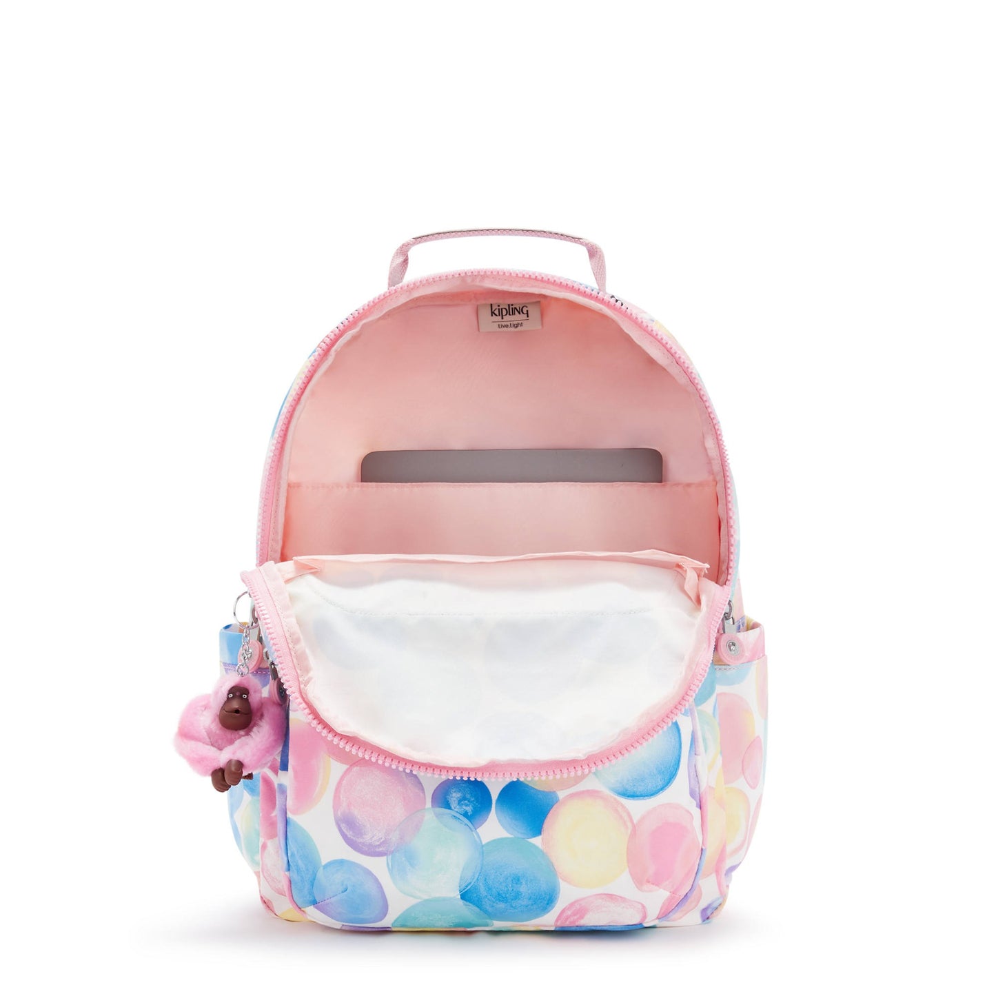 Kipling Seoul Large Backpack - Bubblyrose Print