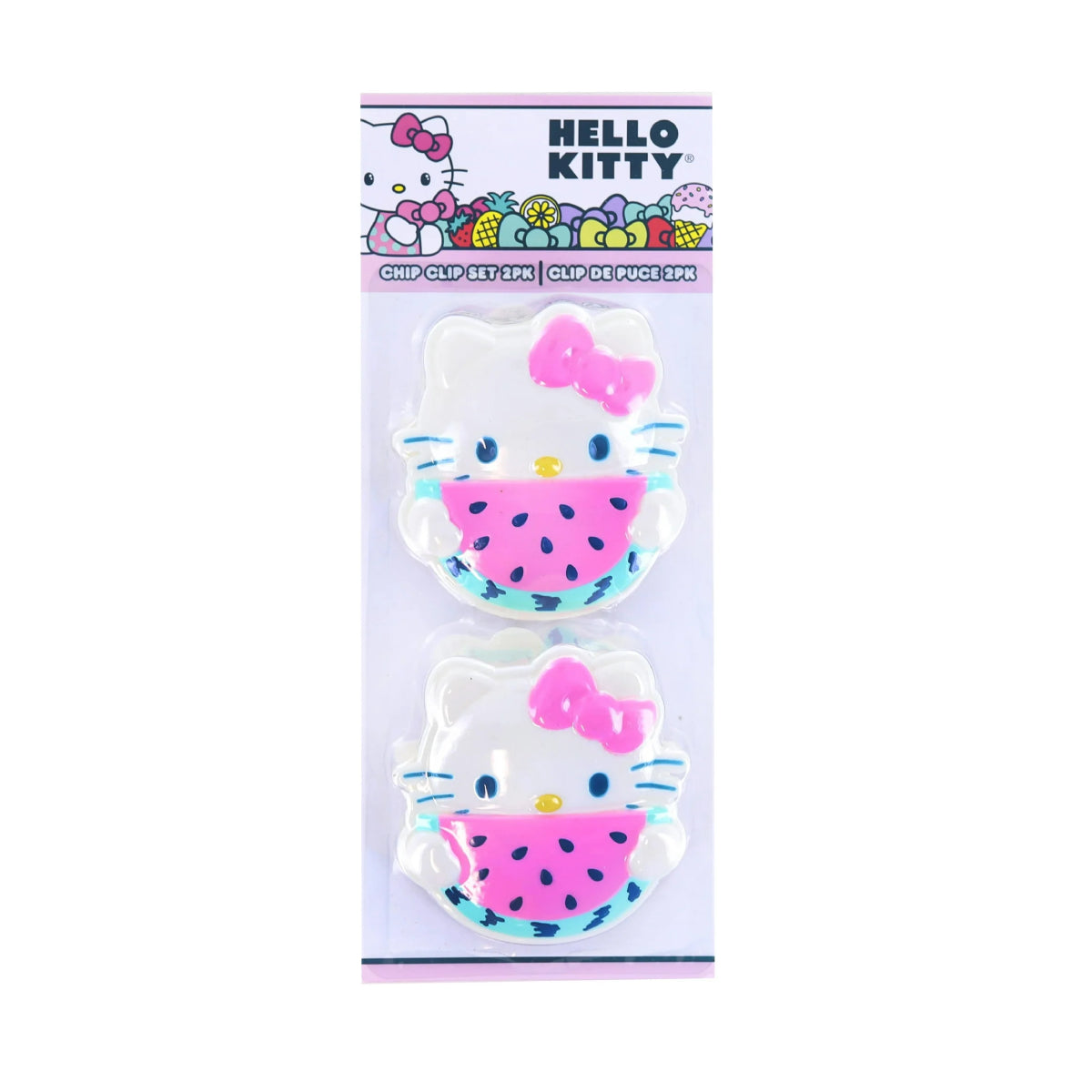 Hello Kitty with Watermelon Chip Clip Set (2 Piece)