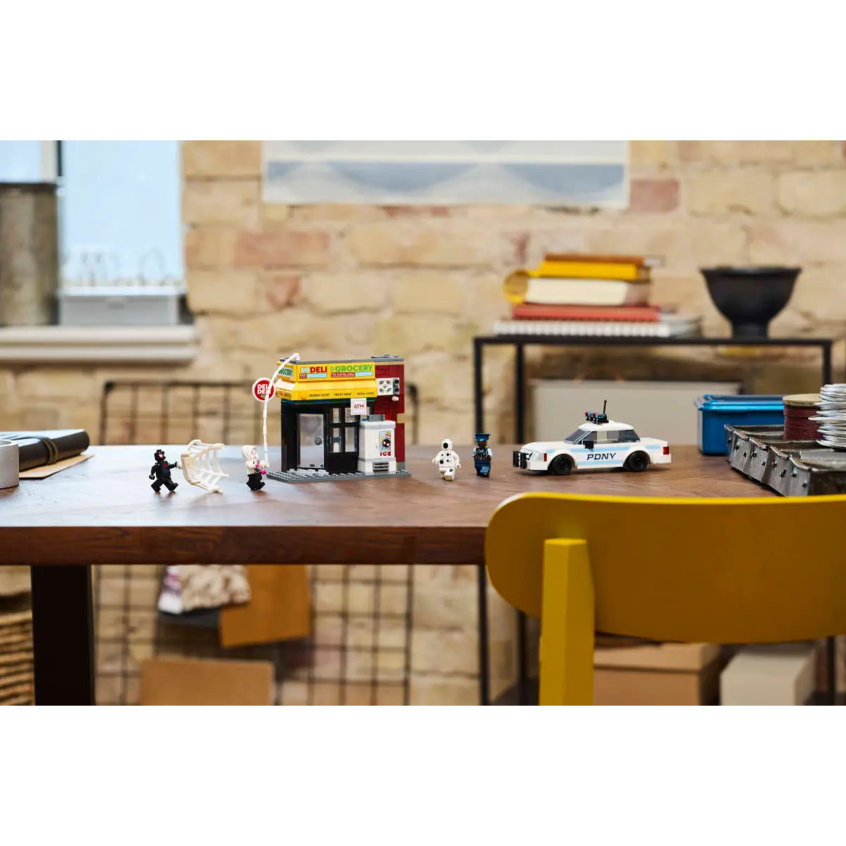 LEGO Marvel Spider-Verse Miles Morales vs The Spot Superhero Building Toy Set (375-Pieces)