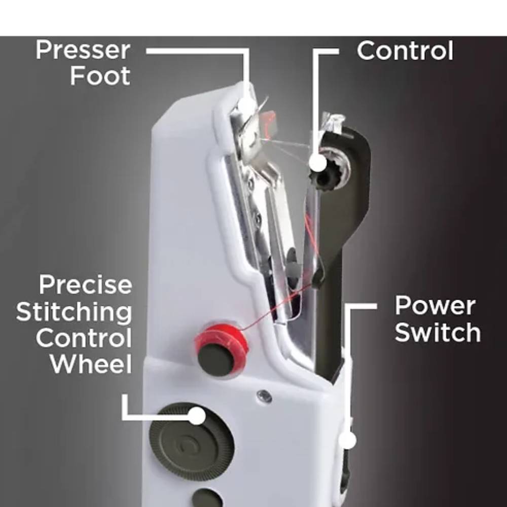 Smartek SB011 Cordless Handheld Sewing Machine - White
