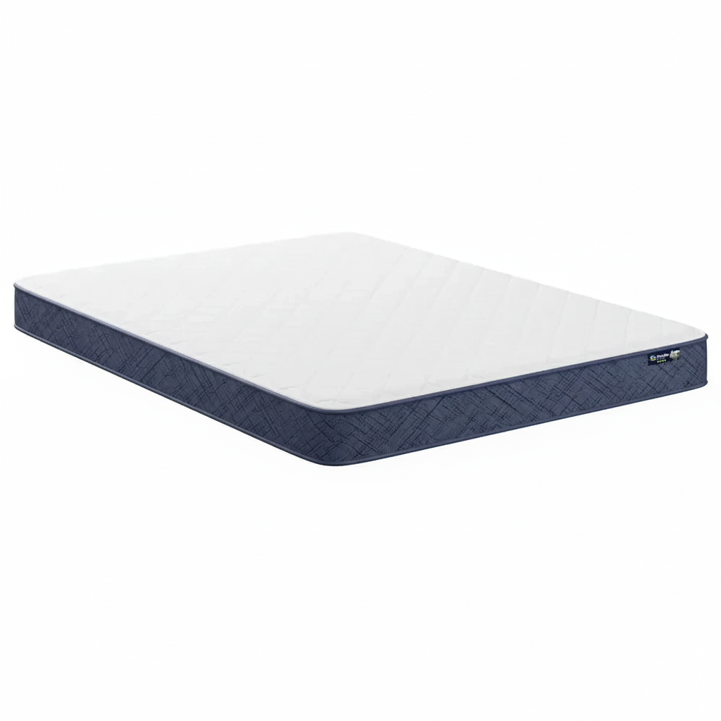 Bundle: Elbrus Bedroom Set by Best Home - Brown + Serta Perfect Day Queen Mattress by - White