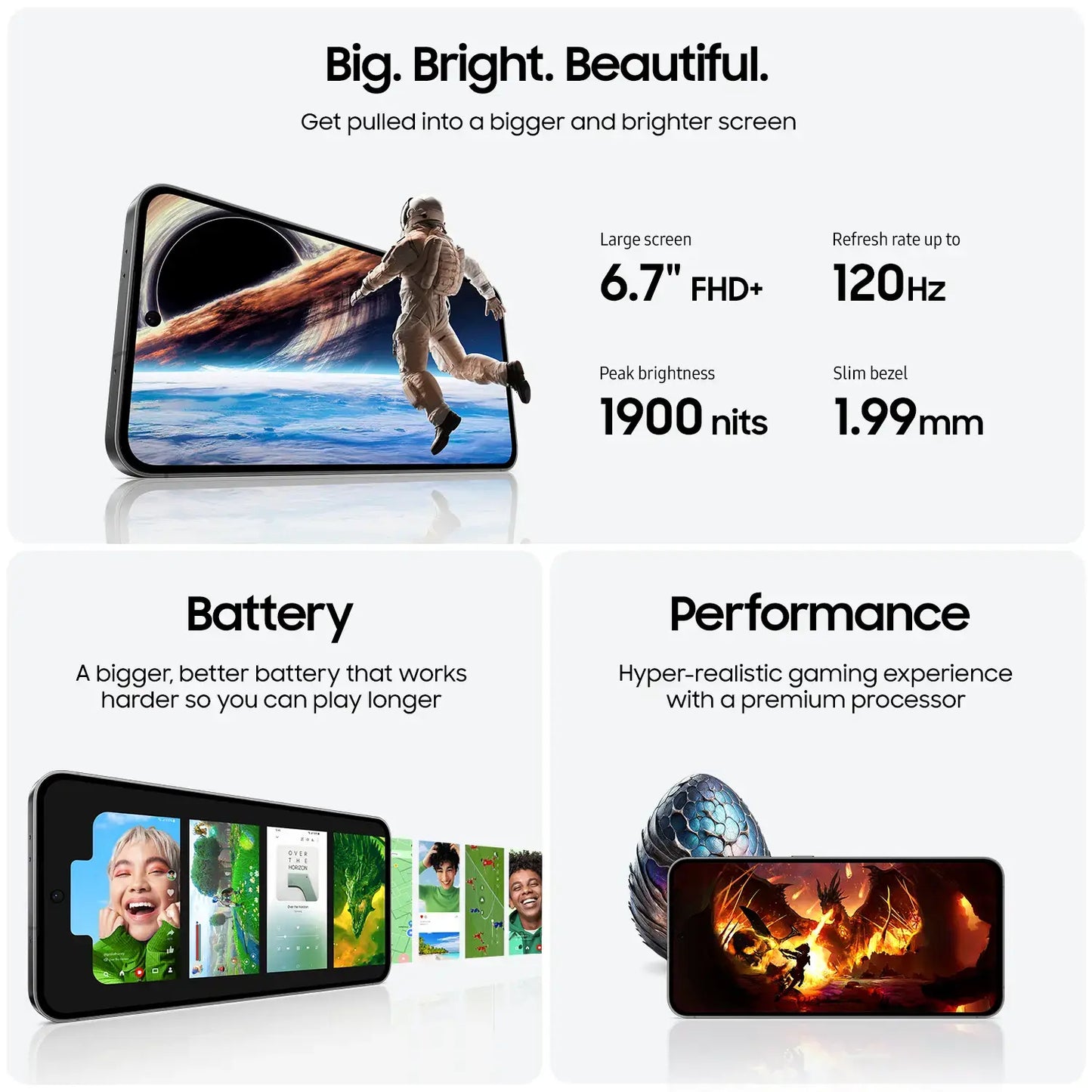 Samsung Galaxy S24 FE 128GB Smartphone - Gray