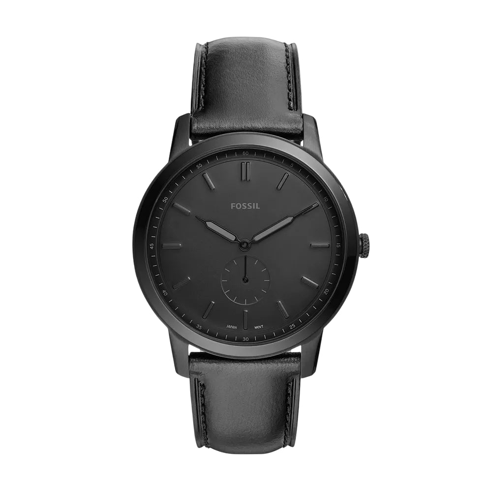 Fossil The Minimalist Mono Men's 44mm Strap Watch - Black