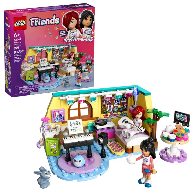 LEGO Friends Paisley's Room Building Toy Set (199-Piece)