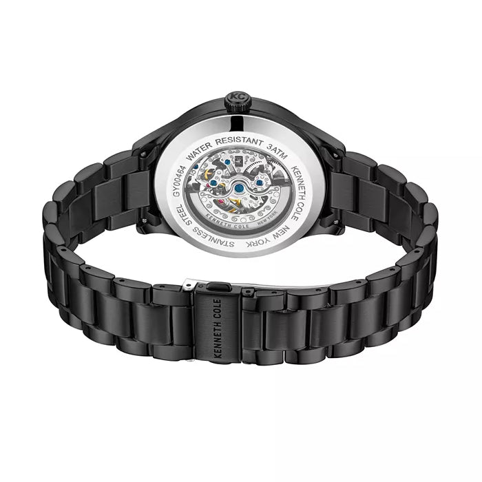 Kenneth Cole New York Automatic Men's 42mm Bracelet Watch - Black