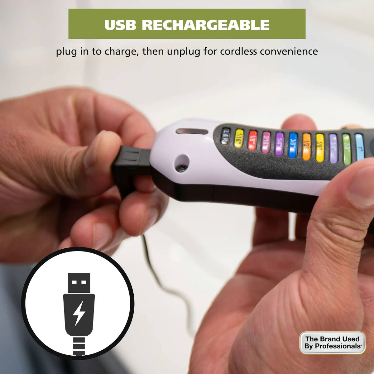 Wahl Cordless Color Pro Clipper USB Rechargeable Haircutting Kit