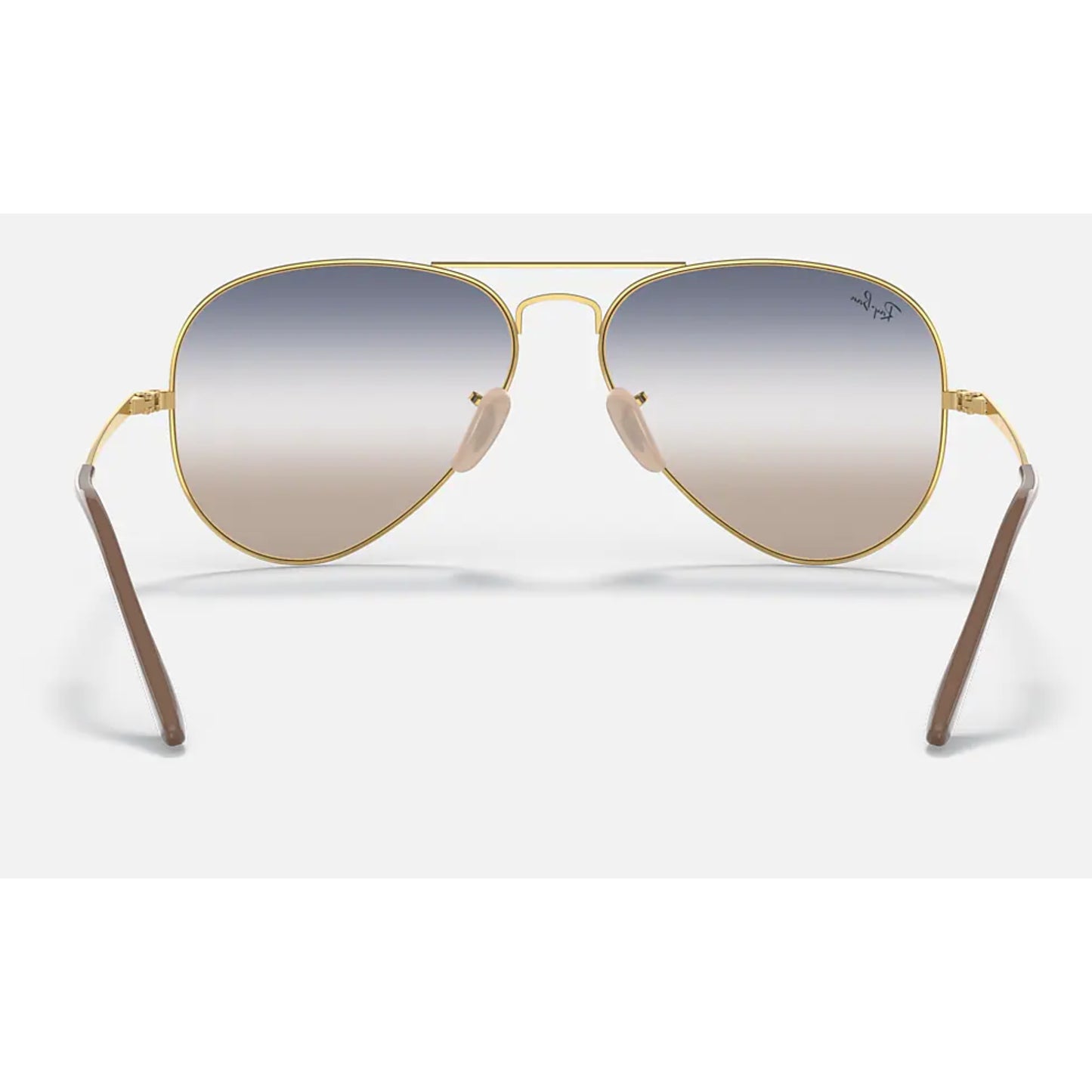 Ray Ban Aviator Metal II Arista Clear Gradient Blu