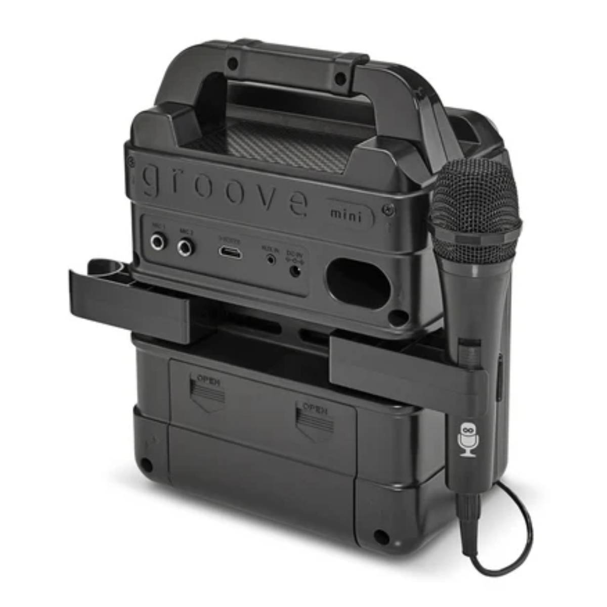 Singing Machine Groove Cube Mini Karake System- Black