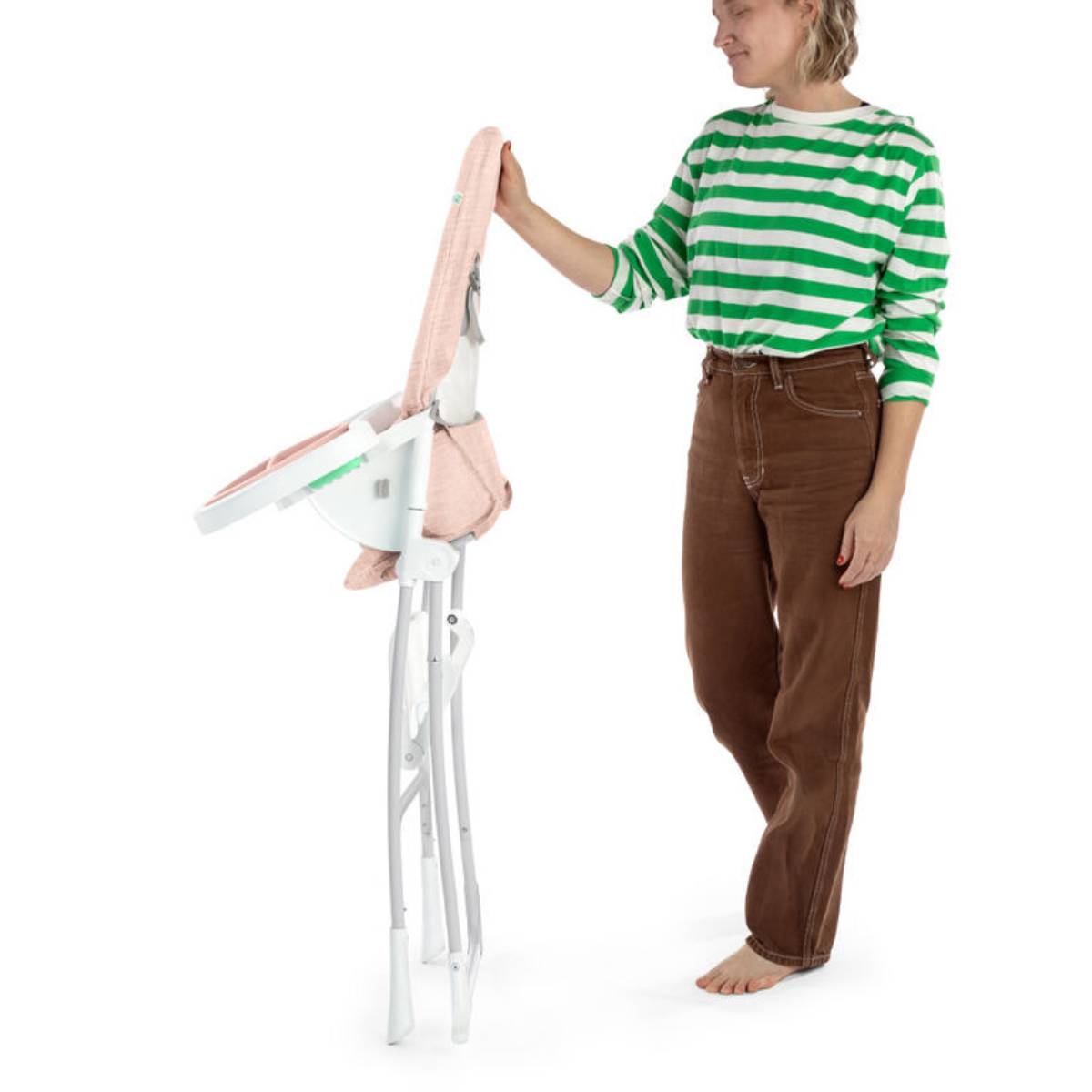 Ingenuity Sun Valley Compact Folding High Chair - Pink