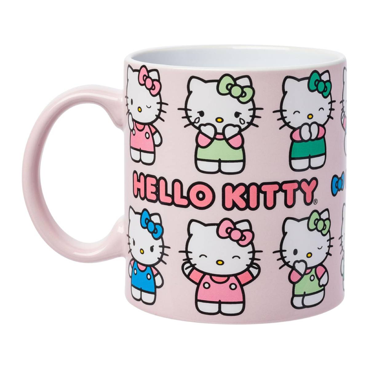 Sanrio Hello Kitty Various Emotions and Poses 20 oz Ceramic Mug - Multicolor
