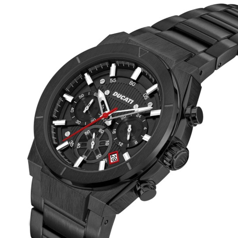 Ducati Men's 43.5mm Bracelet Watch - Black