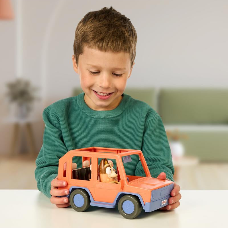 Bluey Heeler Family Road Trip 4WD Vehicle Toy - Orange