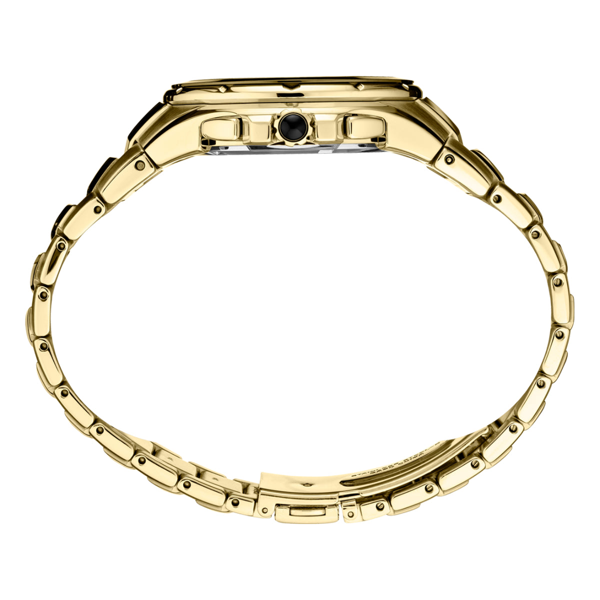 Seiko Coutura Men's 44mm Gold-Tone Bracelet Watch - Black Dial