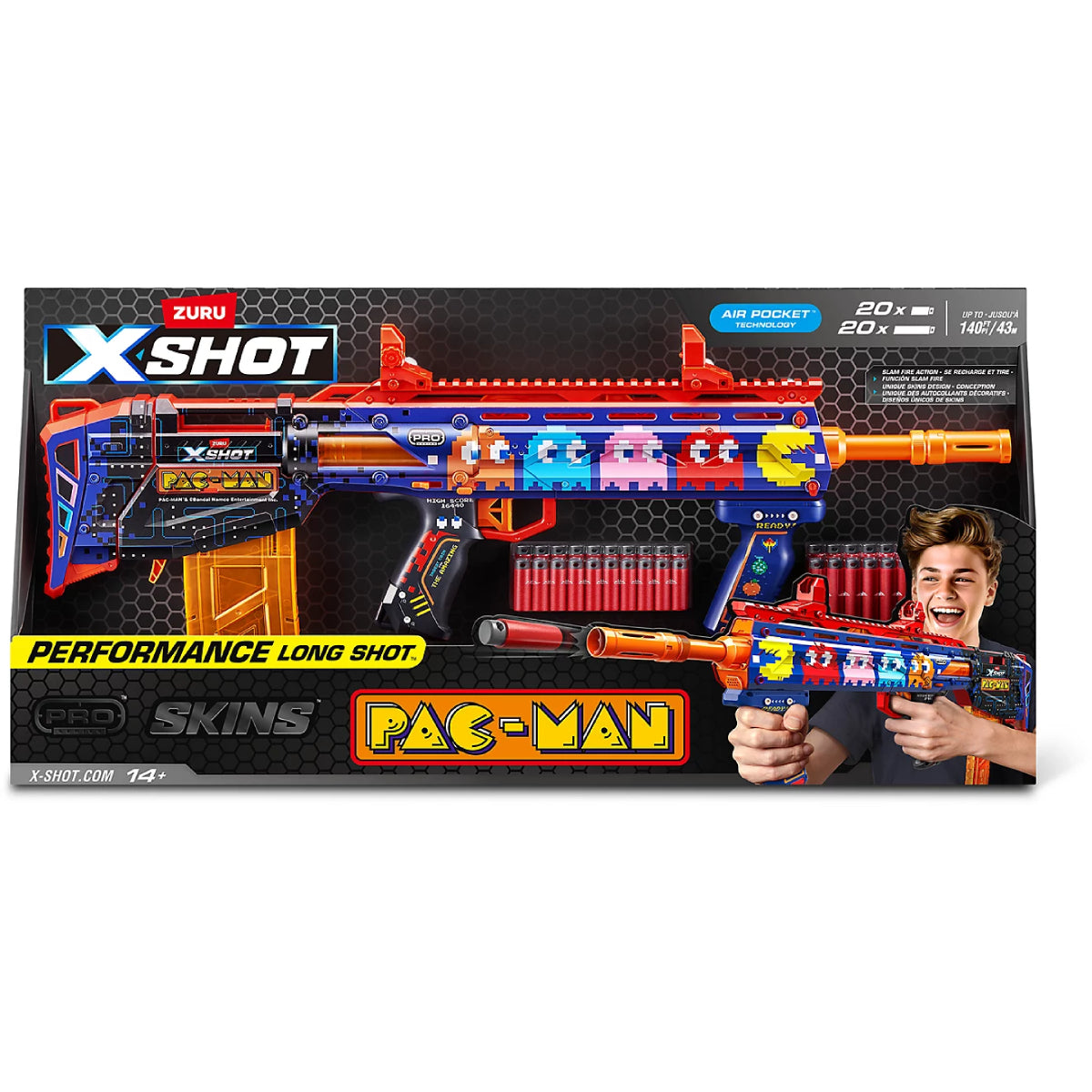 XShot Pro Pac-Man Long Shot Blaster