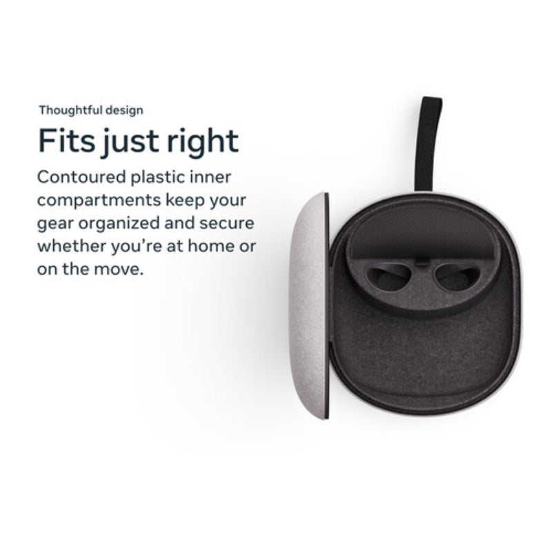 Meta Quest SK-1000044-01 Compact Carrying Case for Quest 3/3S - Gray