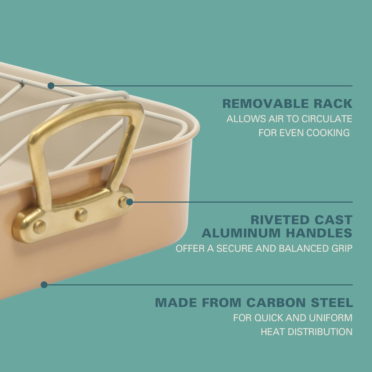 Broxton Turkey Roasting Pan with Rack