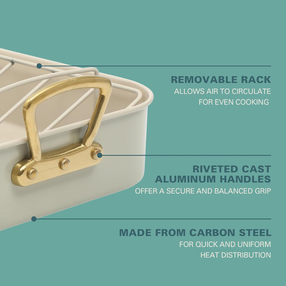 Broxton Turkey Roasting Pan with Rack