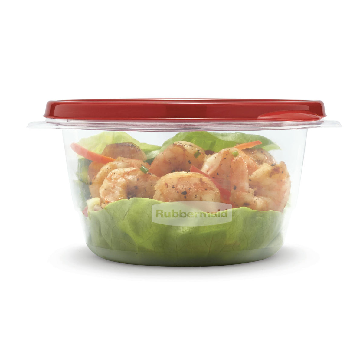 Rubbermaid TakeAlongs Bowl Food Storage Containers with Lids (4-Piece) - Red