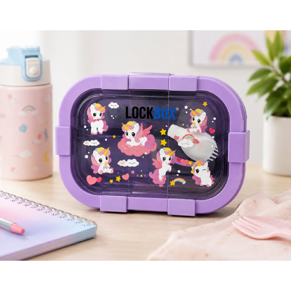 Lockbox Rectangular Lunch Bento with Snack Container