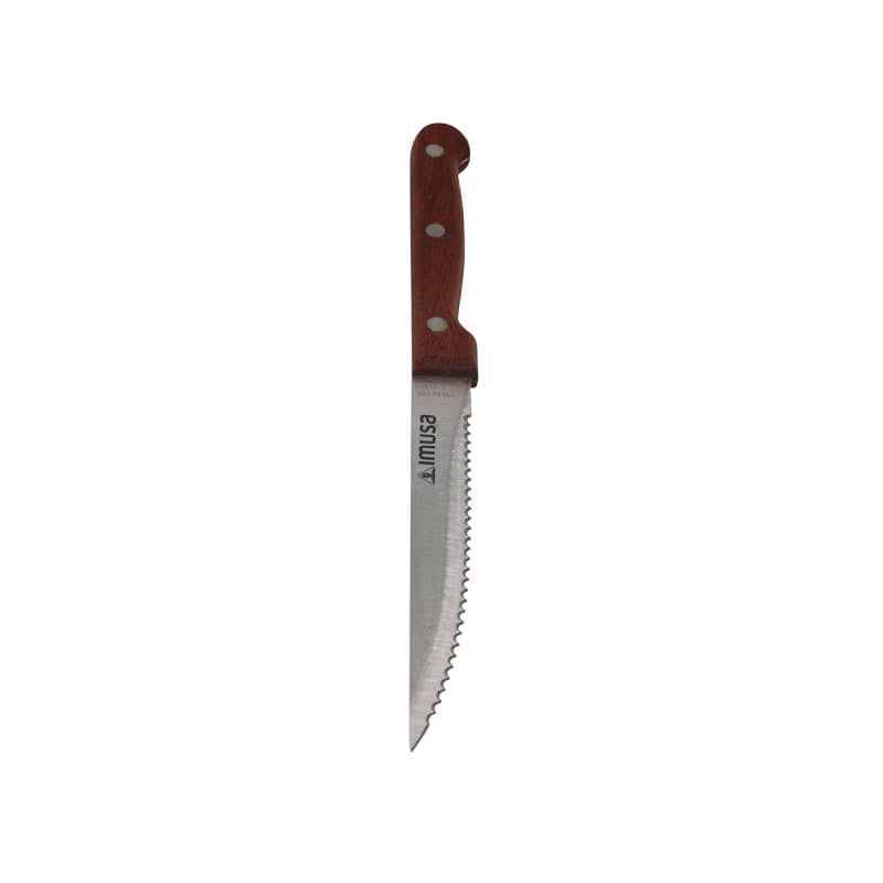 IMUSA 5" Steak Knife with Wood Handle - Brown