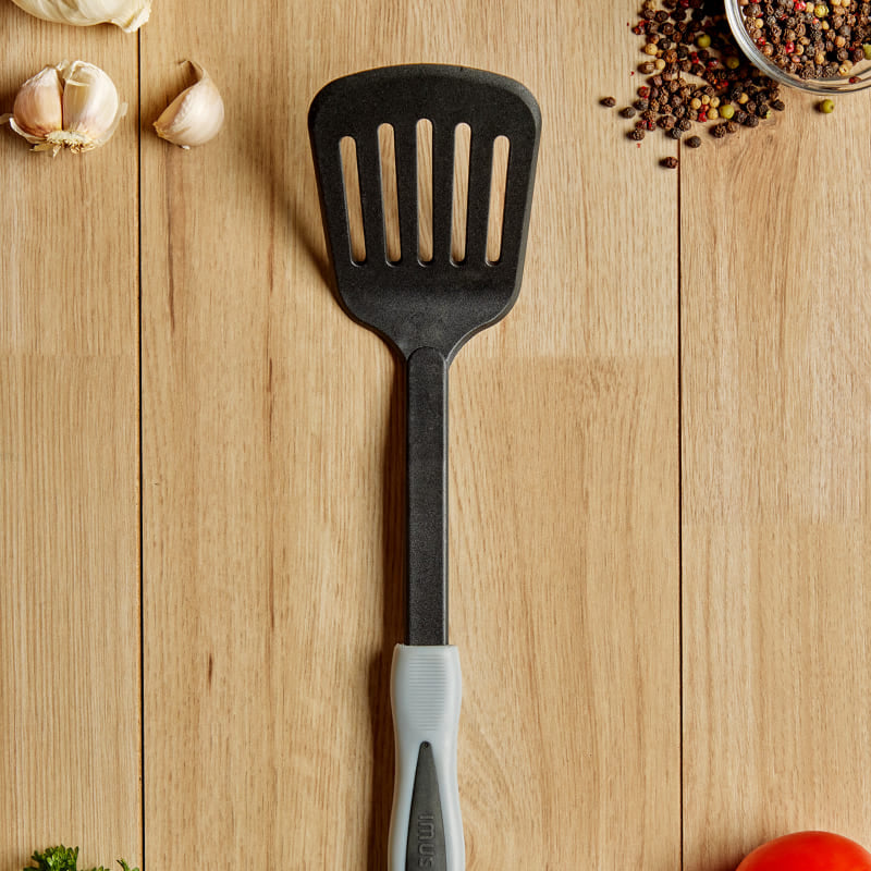 IMUSA 13" Slotted Turner - Black/Gray