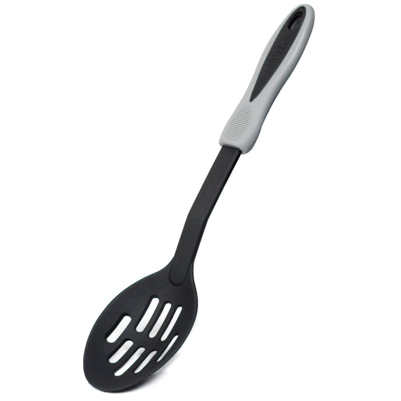 IMUSA 12" Slotted Spoon - Black/Gray