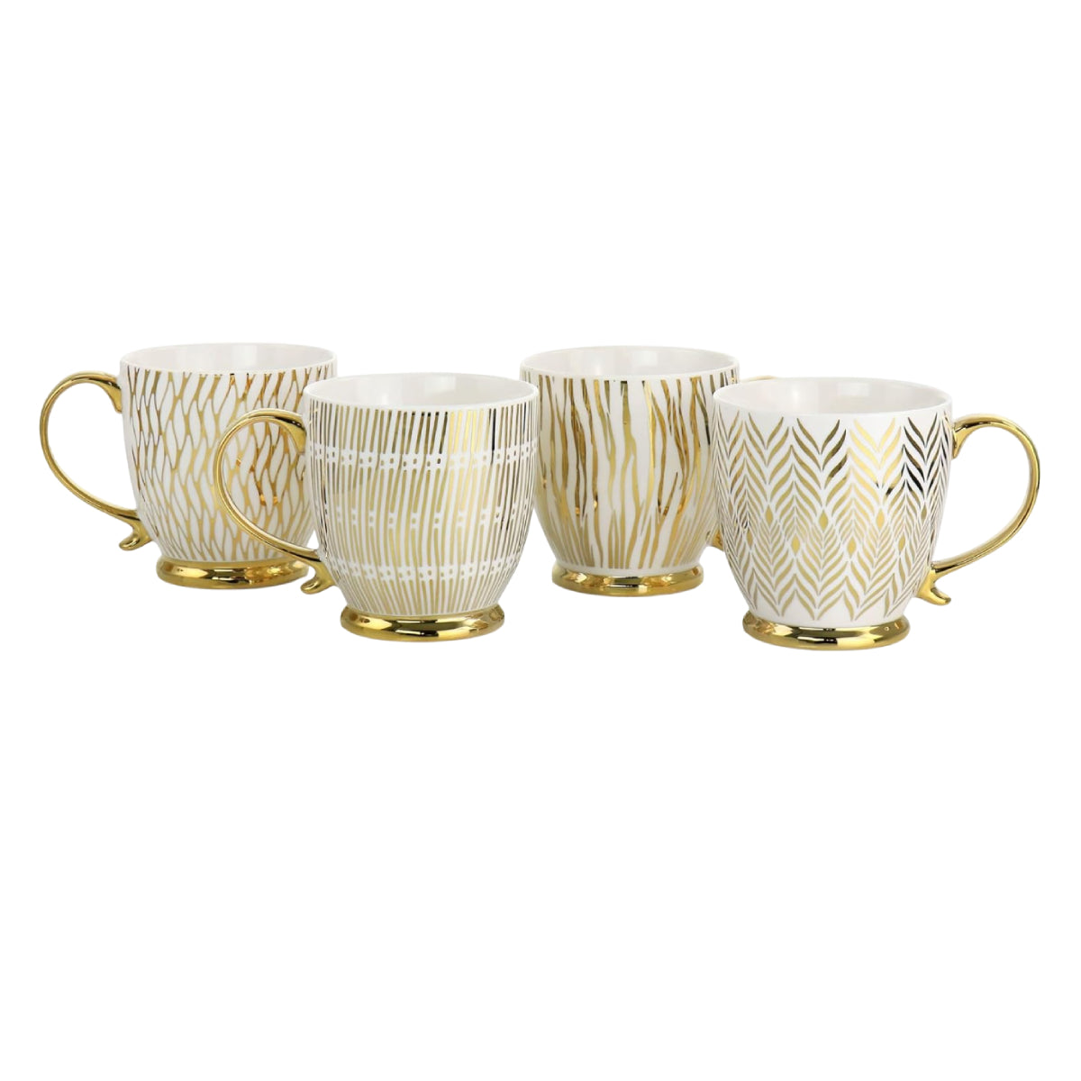 Gibson Home Gold Finch Electroplated 16.7 oz Mug - Assortment