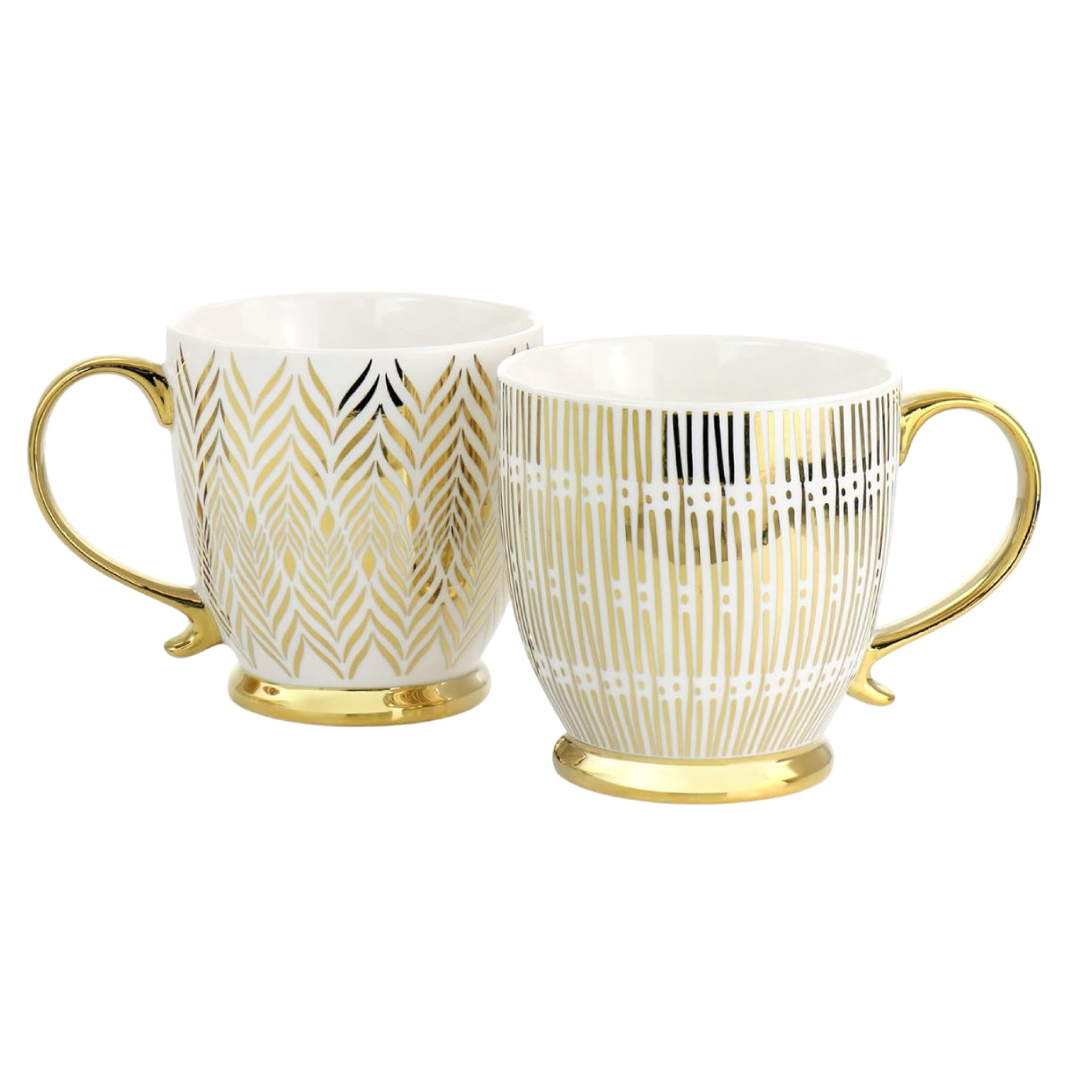 Gibson Home Gold Finch Electroplated 16.7 oz Mug - Assortment