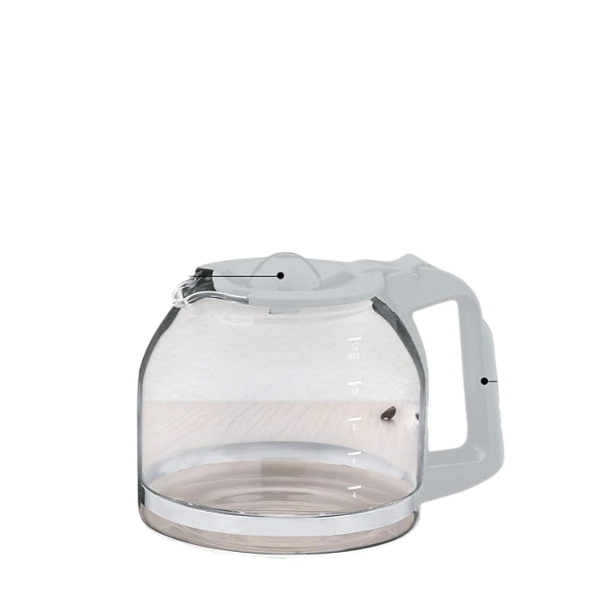 Ovente CM412LBL 12-Cup Drip Coffee Maker - Blue