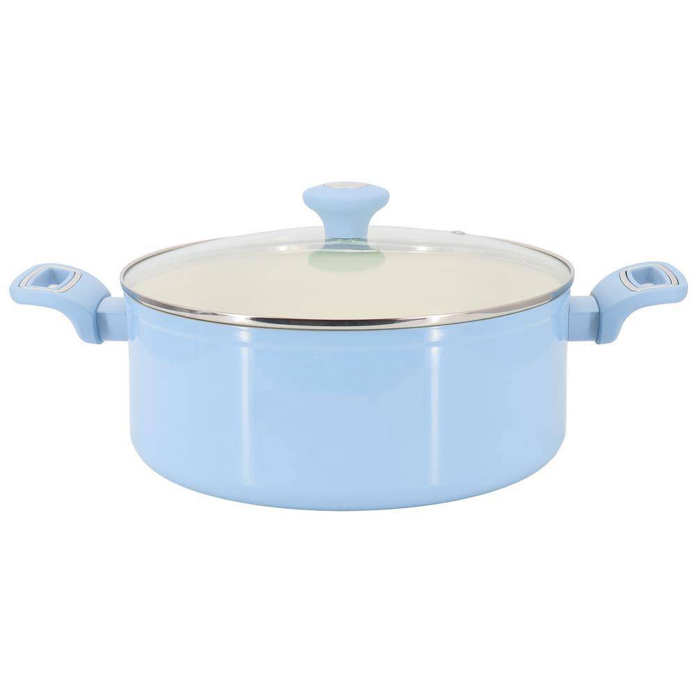Martha Stewart Rexford Cookware Set (8-Piece) - Blue