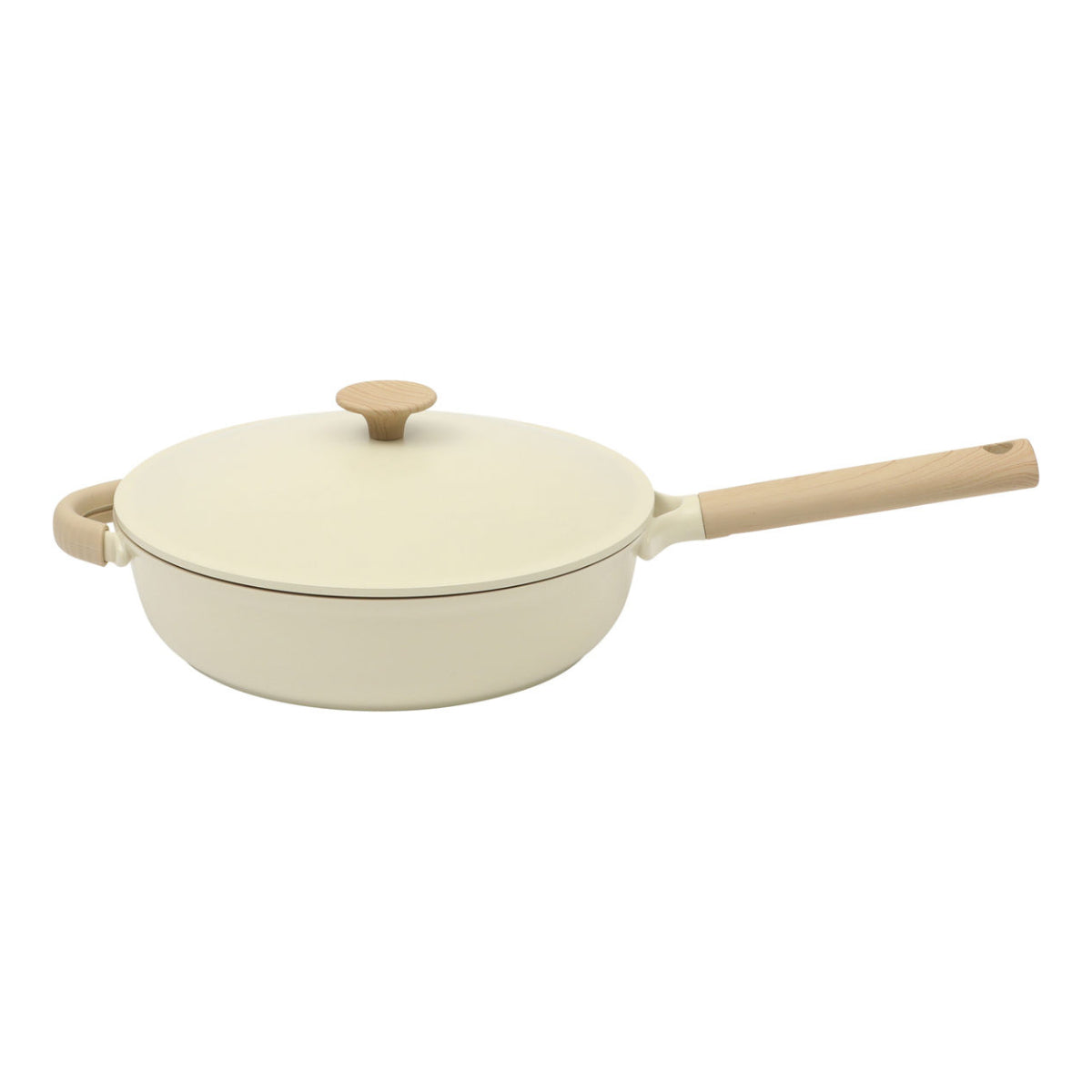 Gibson Elite Folkstone Nonstick Cookware Set (13-Piece) - White / Brown