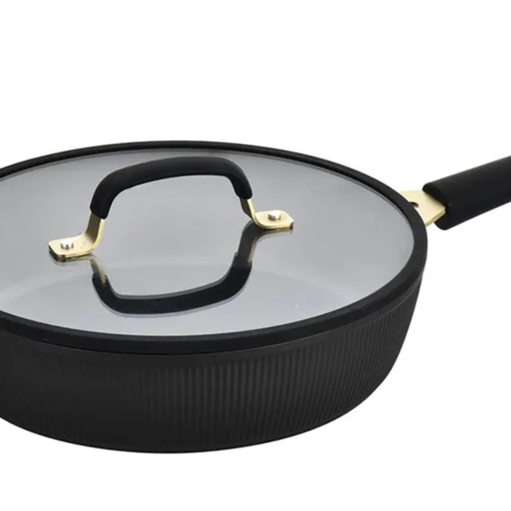 Hamilton Beach 11" Frying Pan with Lid - Black