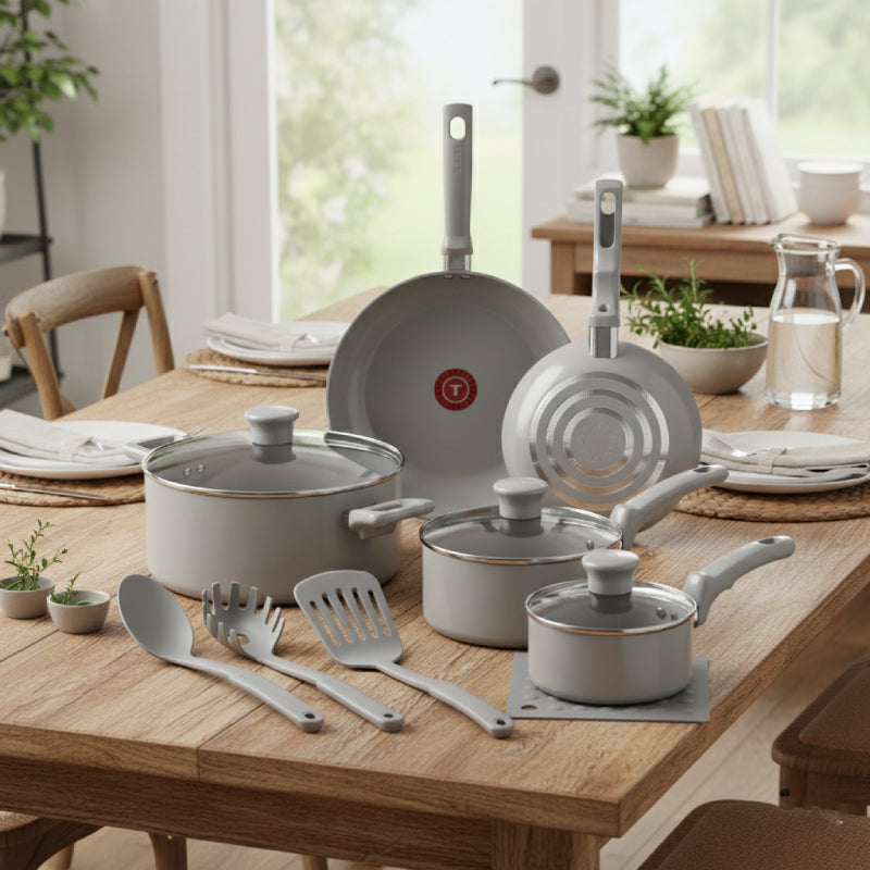 T-Fal Non-Stick (12-Piece) Cookware Set
