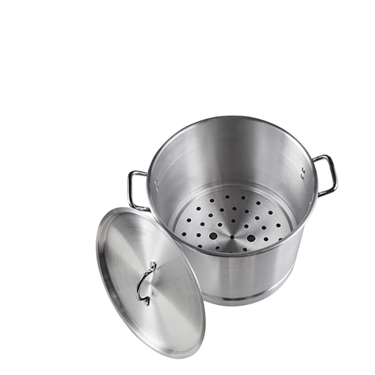 Imusa MEXICANA168 Tamale and Seafood Steamer Set (5-Piece) - Silver