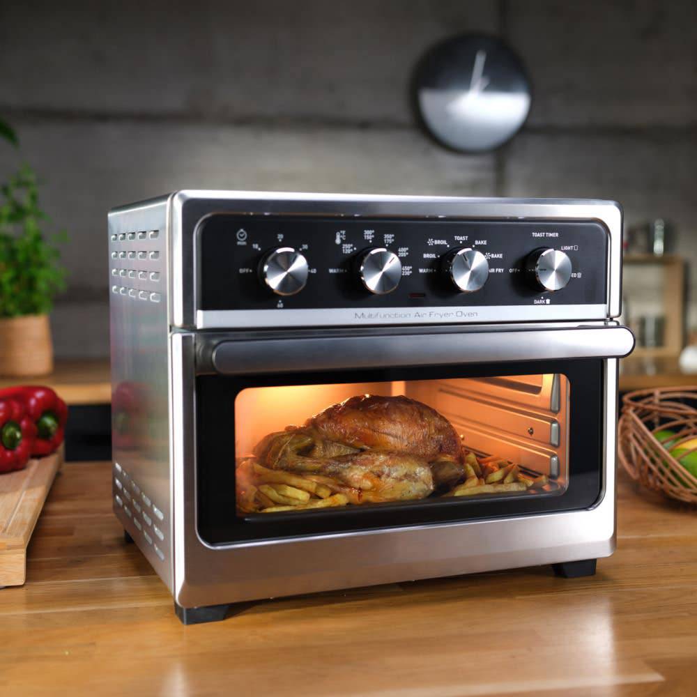 T-fal FW601D50 21 qt Multifunctional Oven Air Fryer - Gray