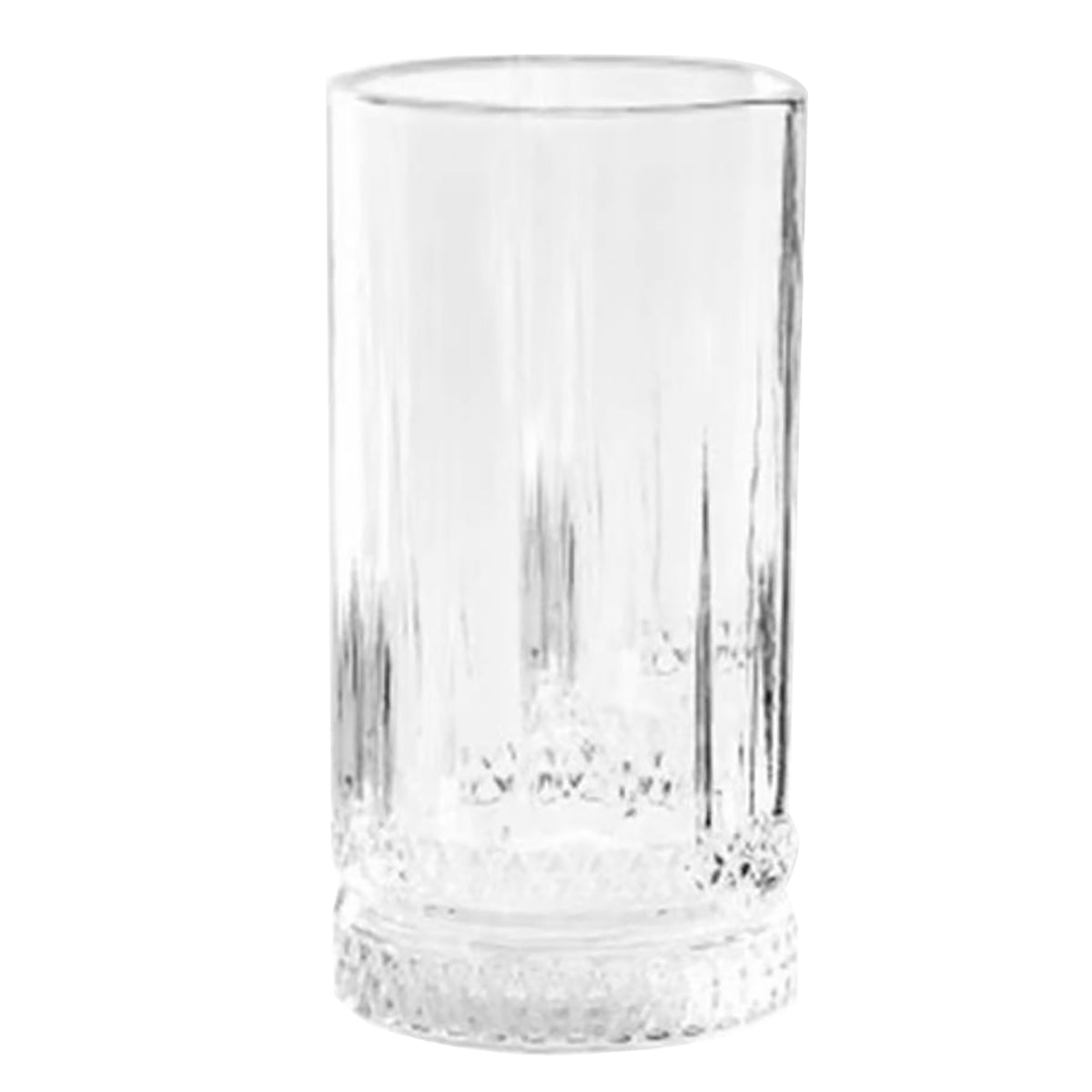 Gibson Home 16 oz Iceberg Embossed Double Old Fashioned Glass Tumbler Set (4-Pieces) - Clear