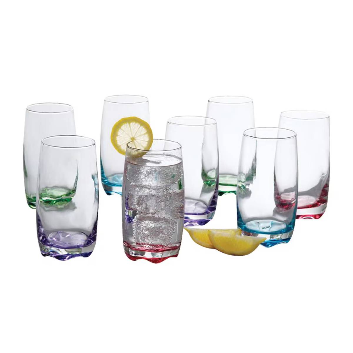 Gibson Karissa 13 oz Glass Tumbler Set (8-Pieces) - Assortment