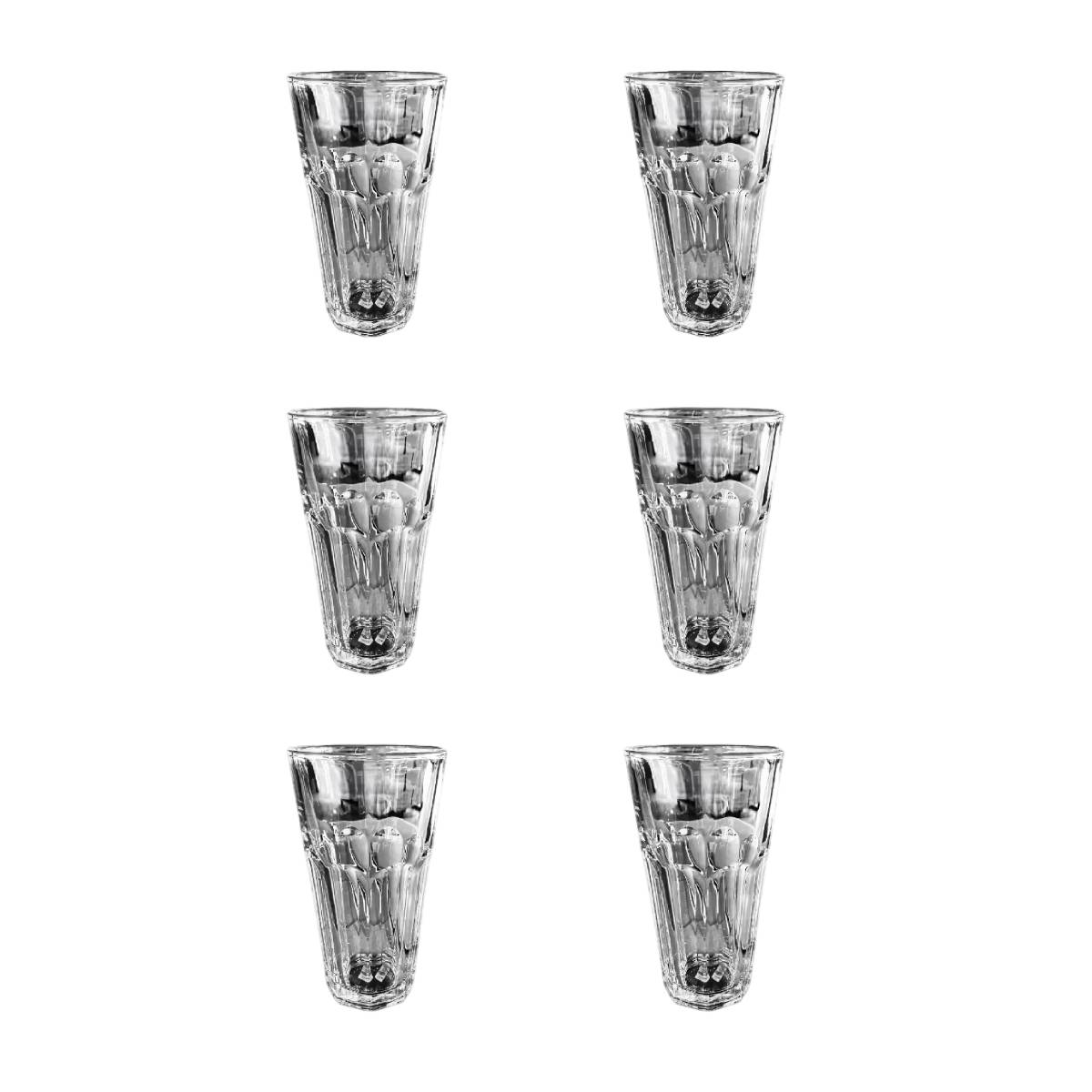 G-Horse 19.7 oz Glass Cups (6-Piece) - Clear