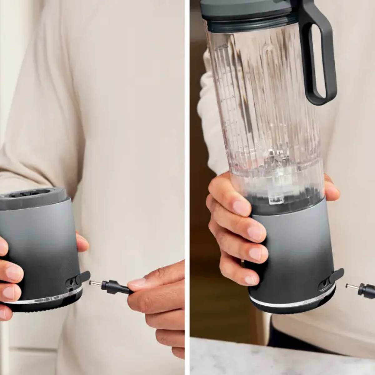 Ninja BC251GY 22oz Blast Max Cordless Portable Blender - Gray