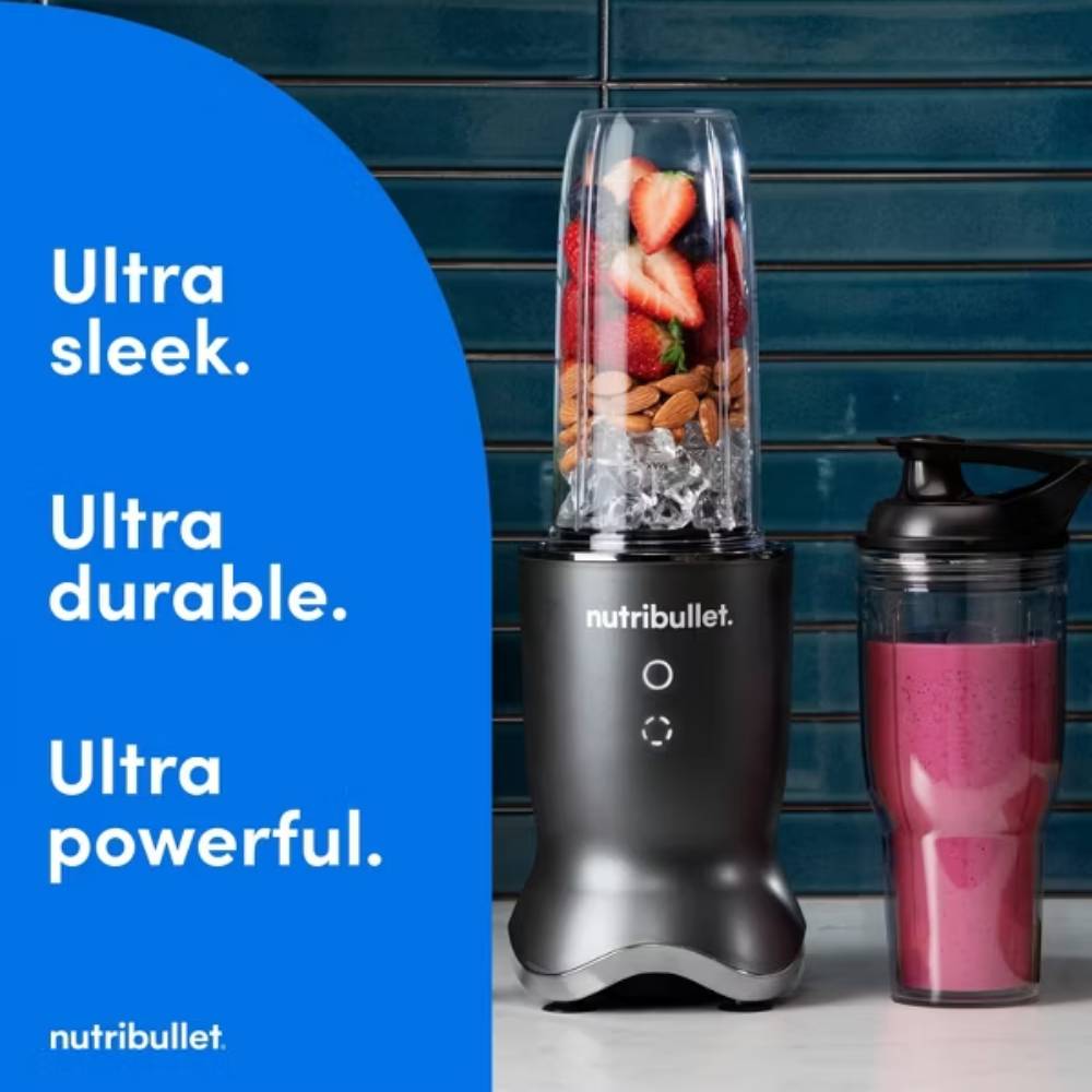 NutriBullet Ultra 1200W Personal Blender Set - Gray