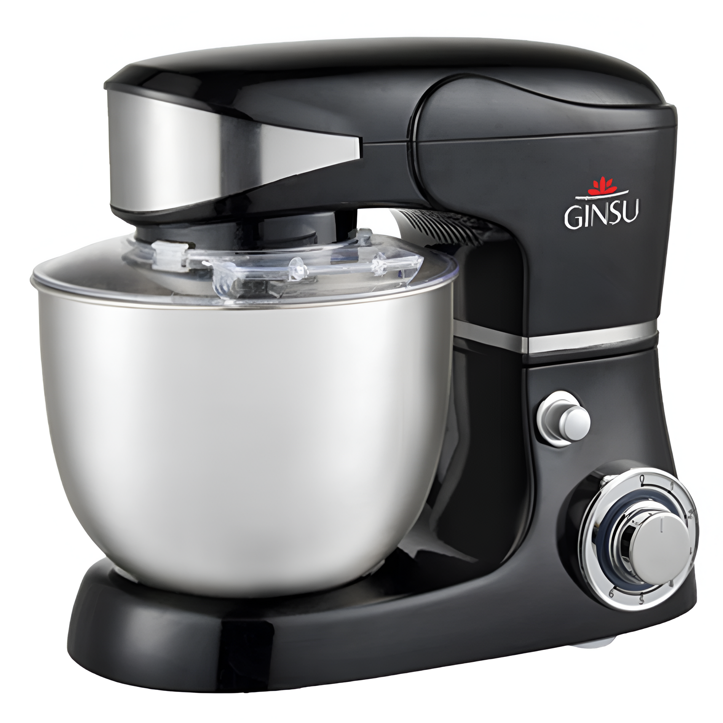 Ginsu 169 oz Stainless Steel Stand Mixer - Black/Silver