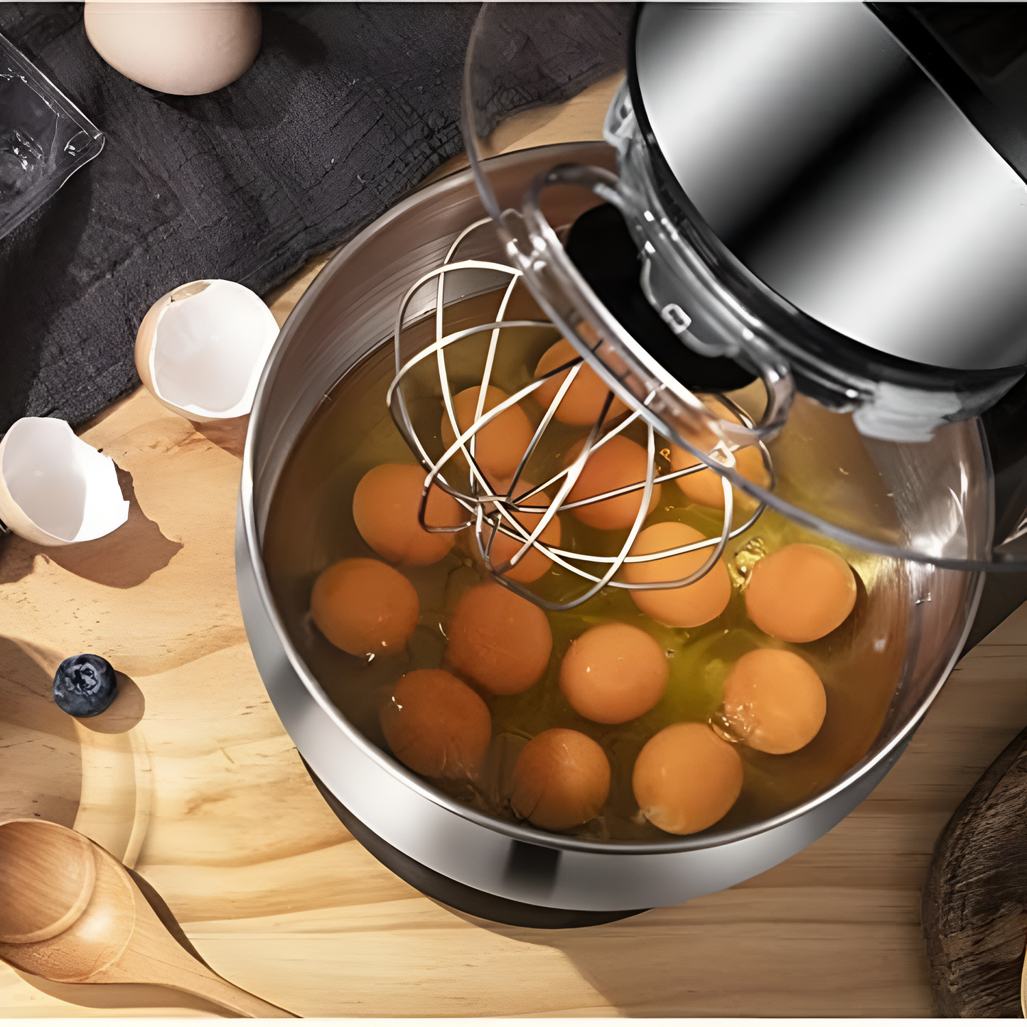 Ginsu 169 oz Stainless Steel Stand Mixer - Black/Silver