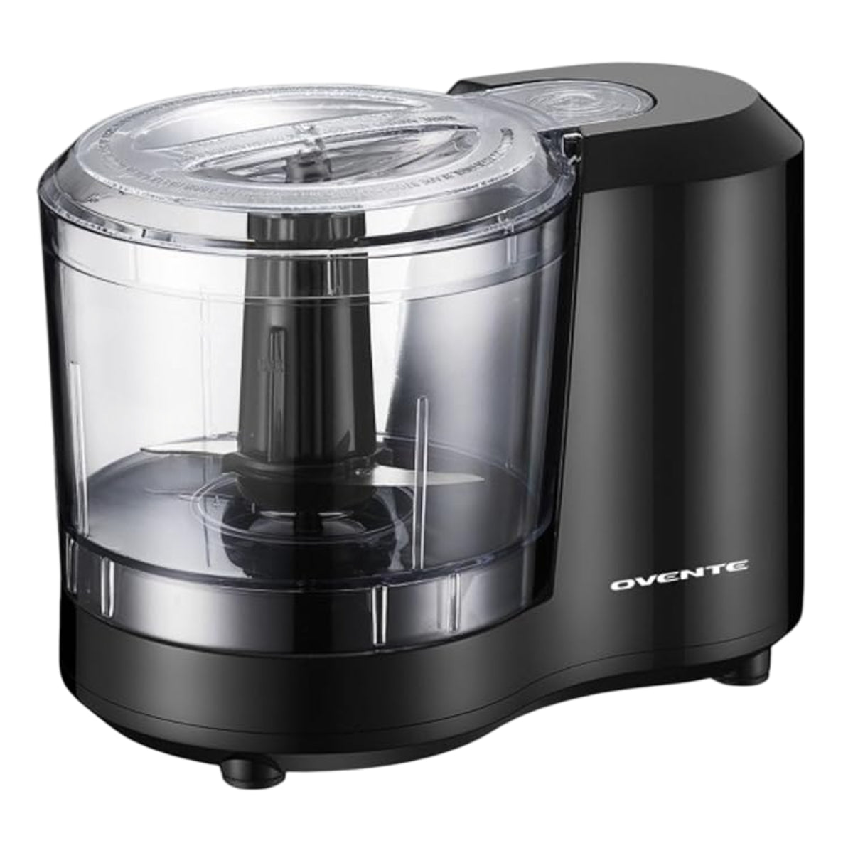 Ovente PF1515B Electric Food Chopper with One Touch Control - Black