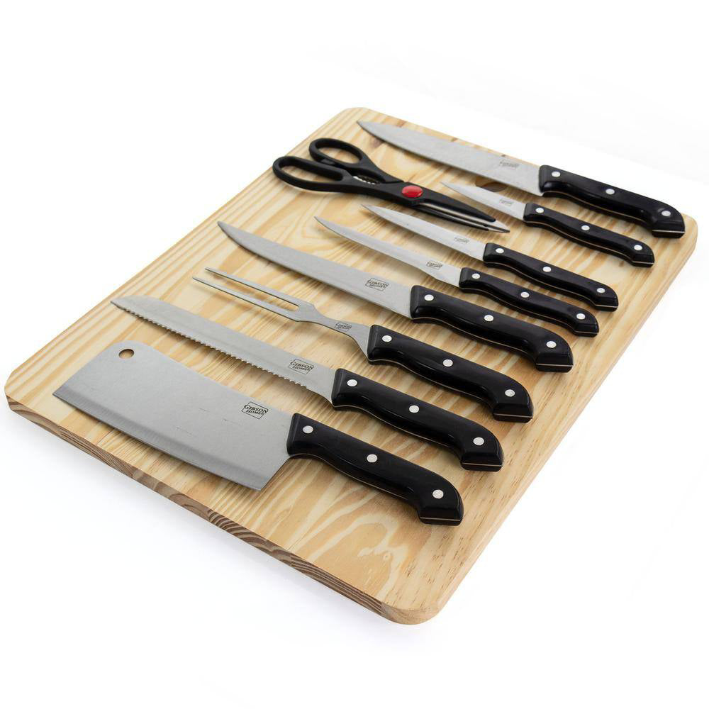 Gibson Home Wildcraft Cutlery Set (10-Piece) - Black