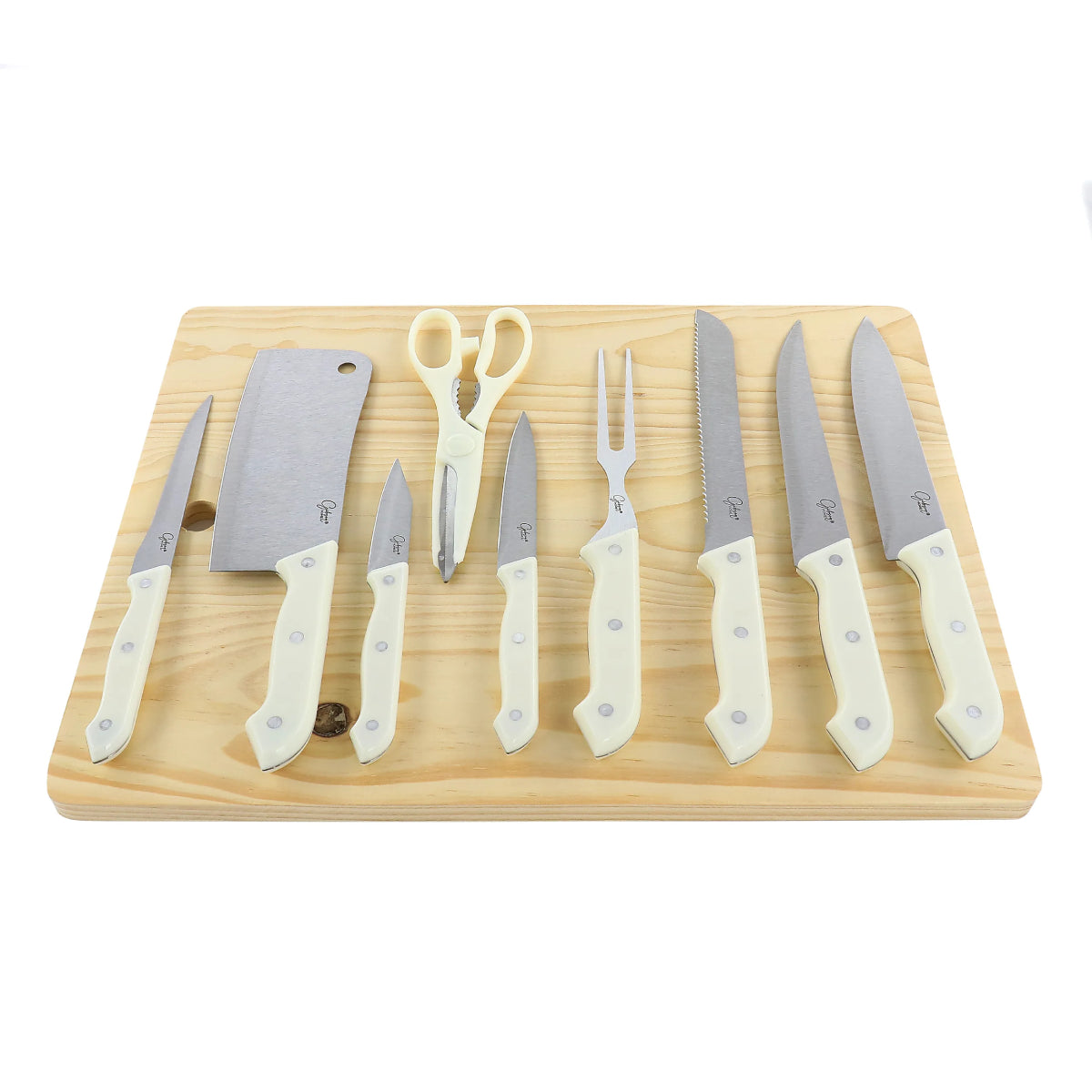 Gibson Home Wildcraft Cutlery Set (10-Piece) - Black